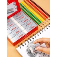 Gôm tẩy siêu sạch Faber-Castell Đức không để lại cặn, gôm tẩy đặc biệt cho học sinh tiểu học, không dấu vết, gôm tẩy bút chì mẫu giáo