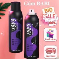 Gôm Xịt Giữ Nếp Tạo Kiểu Làm Phồng Chân Tóc BaBi, Gôm Tạo Kiểu BaBi Cao Cấp Tóc Mềm Mại, Giữ Độ Bồng Bềnh Tự Nhiên