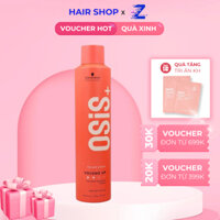 Gôm xịt phồng Schwarzkopf giữ nếp tóc uốn, bóng nhẹ Osis Volume Up 300ml | ZATAKUB