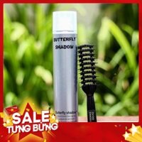 Gôm xịt tóc Butterfly Shadow 320ml | Keo xịt tóc Butterfly Shadow 320ml công nghệ Đức + Tặng lược tạo kiểu Chaoba