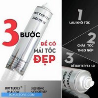 Gôm xịt tóc giữ nếp butterfly shadow - chai to  PL102