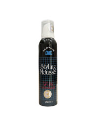 Gôm xịt tóc Jacqualine Styling Mousse – 250ml, chai màu đen, tạo kiểu cứng cho nam, nữ