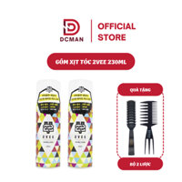 Gôm Xịt Tóc Mềm 2 Vee Hàn Quốc 230Ml, Giữ Nếp Mềm,Không Cứng Tóc
