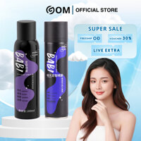 Gôm xịt tóc tạo kiểu BaBi - keo xịt gôm mềm giữ nếp, làm phồng chân tóc tạo kiểu bồng bềnh tự nhiên 100ml