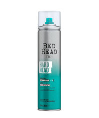 Gôm xịt tóc Tigi Bed Head Hard Head – 385ml, cứng, linh hoạt và giữ nếp tốt