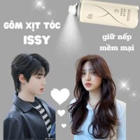Gôm xịt tóc,ISSY,gôm xịt tóc nữ,keo xịt giữ nếp tóc,xịt phồng tóc,gôm xịt tóc nam,gôm mềm giữ nếp tóc,xịt giữ nếp tóc.