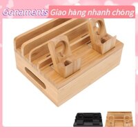 Gonaments Đế Sạc Tre Đa Năng 5 Cổng Cho Điện Thoại Máy Tính Bảng Đồng Hồ Tử