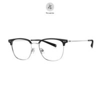 Gọng kính Bolon BA6001 dáng vuông Browline titanium chính hãng fullbox