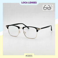Gọng kính Browline Loca Lenses phong cách retro tinh tế thanh lịch chắn bụi chống ánh sáng xanh A2181 #1801