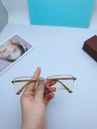 Gọng kính cận Casio titanium mạ vàng 18k V634