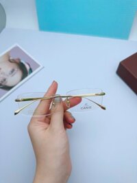 Gọng kính cận Casio titanium mạ vàng 18k V630