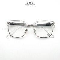 Gọng kính cận Chorme Heart nam nữ Cao cấp Trimyli Eyewear Nửa Gọng 2275 mới lạ độc đáo