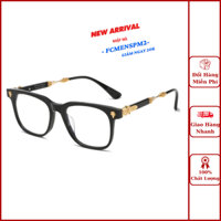 Gọng kính cận Chrome Hearts🔴𝑭𝑹𝑬𝑬𝑺𝑯𝑰𝑷🔴 kính thời trang không độ cho nam và nữ - lắp đc mắt cận dáng vuông đẳng cấp