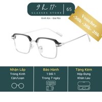 Gọng Kính Cận Clup Master Nam 9h17 Glasses Store Gọng Kim Loại Nguyên Khối 65.9h17