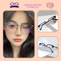 Gọng Kính Cận Đổi Màu Nam Nữ Diva Luxury KM66 Kính Nửa Gọng Chống Tia UV400 Gọng Kính Cận Cao Cấp