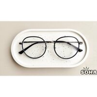 Gọng kính cận, giả cận kim loại thời trang Basic dành cho cả nam và nữ tròng kính có chống ánh sáng xanh 2024 nhà SOHA