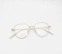 Gọng Kính Cận Hàn Quốc Thời Trang Siêu Xinh - Hàng Đẹp - Màu vàng