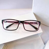 Gọng Kính cận, Kính giả cận mắt vuông nhựa basic Tím