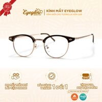 Gọng kính cận loạn thời trang Eyeglow dáng browline thời thượng phối với outfit siêu nổi bật EG2209