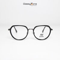 Gọng kính cận, Mắt kính giả cận Acetate Form tròn Nam Nữ Avery 14046- GlassyZone