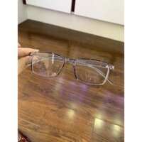 Gọng kính cận màu xám mắt vuông đẹp lắm luôn , dễ lên mặt cực kì