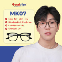 Gọng kính cận nam mắt vuông nhựa kim loại thời trang cao cấp, phong cách trẻ trung chống tia UV MK07