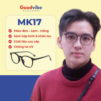 Gọng kính cận nam mắt vuông nhựa kim loại thời trang cao cấp, phong cách trẻ trung chống tia UV MK17