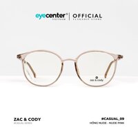 Gọng kính cận nam nữ chính hãng C09-S by Zac Cody nhập khẩu Eye Center Vietnam - C4 Hồng nude