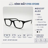Gọng Kính Cận Nam Nữ Moscot Alex - Nhựa Lõi Thép