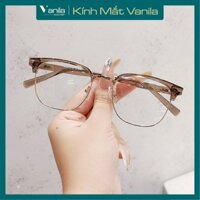 Gọng kính cận nam nữ VANILA KC8049 dáng kính Browline thiết kế thời trang - Hàng mới về