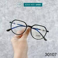 Gọng kính cận nữ AMIE Eyewear mắt oval chất liệu nhựa kiểu dáng thời trang 30107