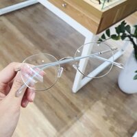 Gọng kính cận nữ kim loại tròn nhỏ màu sắc nhẹ nhàng 29120