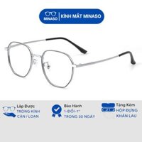 Gọng kính cận nữ nam B- titanium bền bỉ siêu nhẹ không han gỉ, bay màu thay được cận MINASO 86308