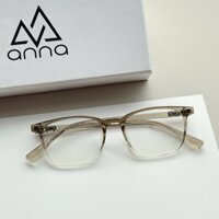 Gọng kính cận thời trang ANNA dáng vuông mắt nhỏ thời trang cá tính chất liệu nhựa dẻo OL 27088