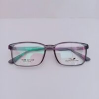 Gọng kính cận thời trang nam nữ mặt vuông màu ghi khung nhựa TR90 có khả năng uốn dẻo G003