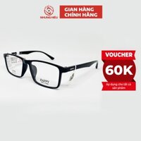 Gọng kính cận thời trang nam nữ NHUNG HIẾU chính hãng Happy nhựa dẻo dáng chữ nhật - Lắp mắt kính theo yêu cầu