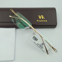 Gọng kính cận titan không viền càng đôi VK-40