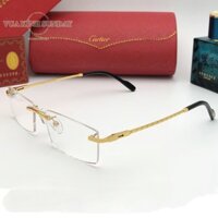 Gọng kính cận titanium mạ vàng CT TT21