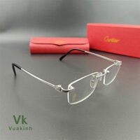 Gọng kính cận titanium mạ vàng cartier TT137