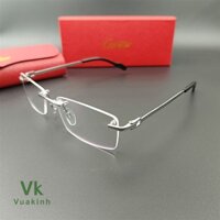 Gọng kính cận titanium mạ vàng cartier TT135