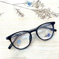 Gọng kính cận unisex dáng mắt oval chất liệu nhựa