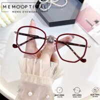 Gọng kính cận vuông nam nữ thời trang phong cách thiết kế mới nhất MEMO OPTICAL M2210