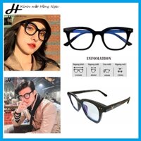 Gọng kính chữ V chất liệu TR90 chống gãy, mắt kính chống ánh sáng xanh, tia UV, kính giả cận