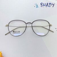 Gọng Kính Dior Nữ - Gọng Dẻo Màu Xám Đen Tròng Tròn Cao Cấp Hàn Quốc Full Box Mã 2190