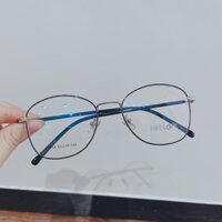 Gọng Kính FL8813 màu bạc gọng đen cho nam nữ lắp mắt cận kính đổi màu kính mát
