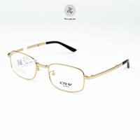 Gọng kính Gấp gọn CR-V 85006 dáng chữ nhật chất titanium phong cách thời trang cao cấp