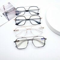 Gọng kính họa tiết CH 2 cầu thời trang nam nữ nhận lắp cận Cloudy Eyewear 9301