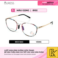 GỌNG KÍNH HỢP KIM SIÊU NHẸ HỢP THỜI TRANG  HÀNG CHÍNH HÃNG 8102 - BEO MÀU