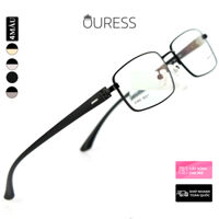 GỌNG KÍNH HỢP KIM SIÊU NHẸ HỢP THỜI TRANG  HÀNG CHÍNH HÃNG 21069  - đen