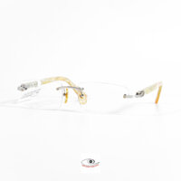 Gọng Kính Khoan Bạc - Mạ Vàng Cartier CT5437262 | Gọng Kính Cận Nữ
